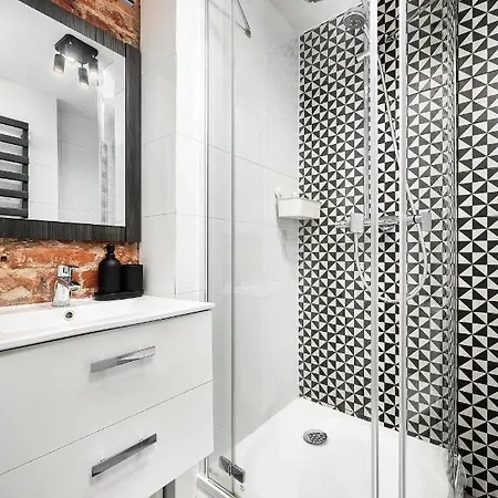 아파트 Loft Piotrkowska 37 Antresola Klimatyzacja Bezkontaktowe Wejscie Centrum Lodzi