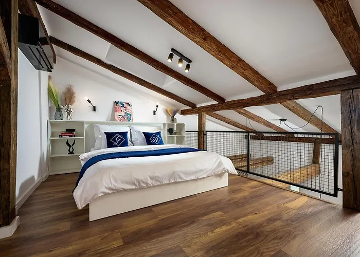 Lejlighed Loft Piotrkowska 37 Antresola Klimatyzacja Bezkontaktowe Wejscie Centrum Lodzi