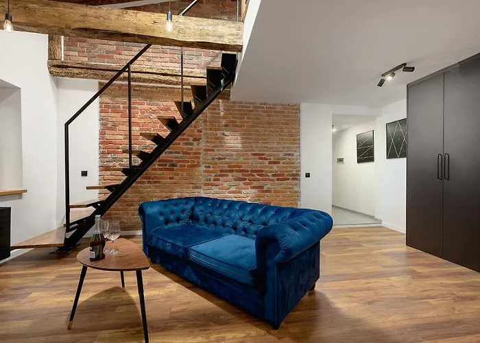 Loft Piotrkowska 37 Antresola Klimatyzacja Bezkontaktowe Wejscie Centrum Lodzi *