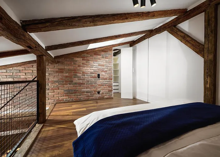 Lejlighed Loft Piotrkowska 37 Antresola Klimatyzacja Bezkontaktowe Wejscie Centrum Lodzi Łódź