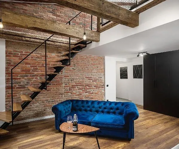 Lejlighed Loft Piotrkowska 37 Antresola Klimatyzacja Bezkontaktowe Wejscie Centrum Lodzi